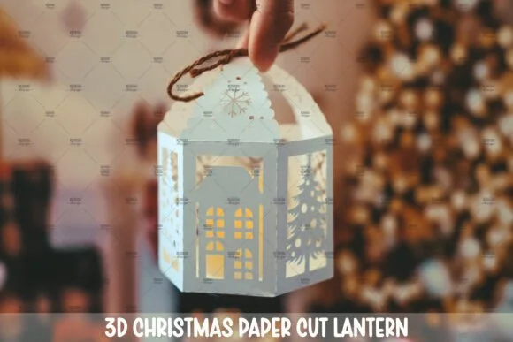 Christmas Lantern SVG Paper Cut