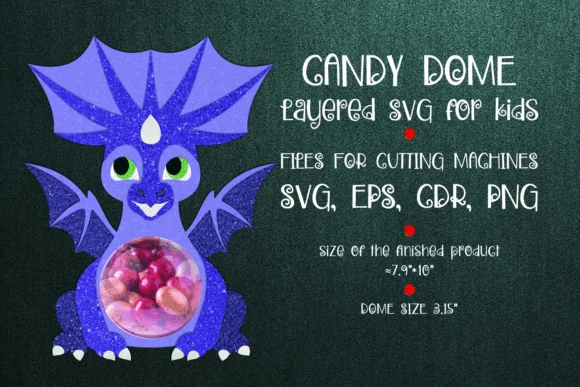 Dragon Candy Dome | Christmas Ornament