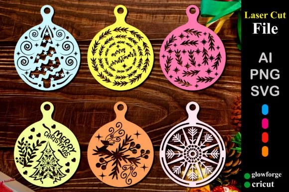 3d Christmas Stencils SVG
