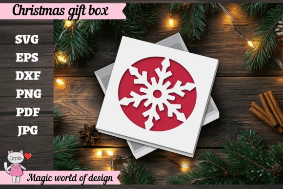 Christmas Treat Box SVG