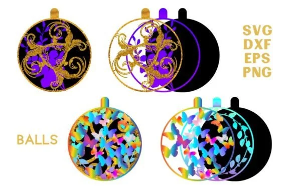 Christmas Balls SVG