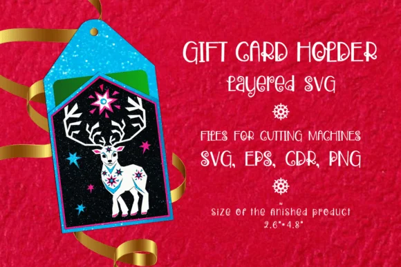 Reindeer| Christmas Gift Card Holder