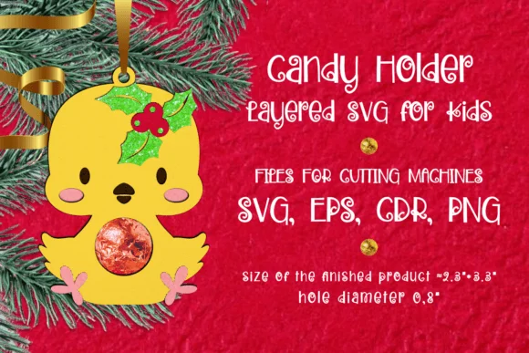 Little Chick | Christmas Candy Holder