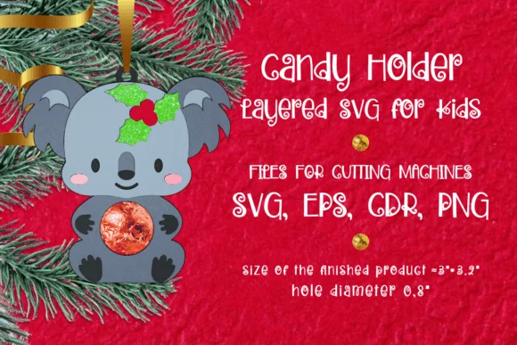 Baby Koala | Christmas Candy Holder