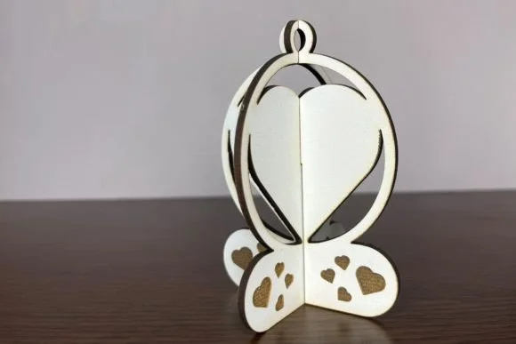 Christmas Bauble - Heart