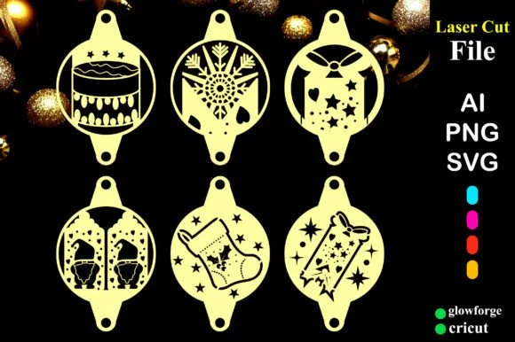 Simple Christmas Stencils Templates