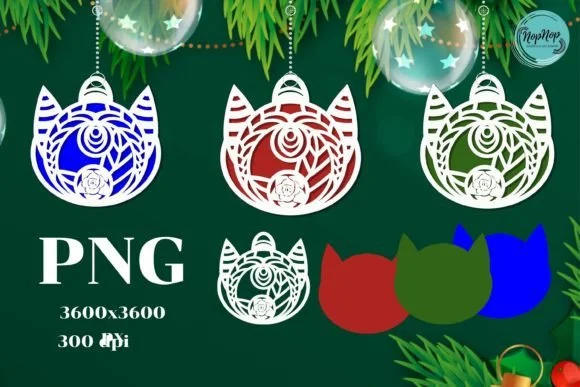 3D Christmas Ornaments V.1