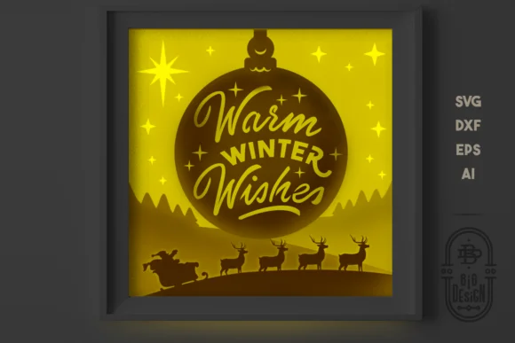 Christmas 3D Scene | Warm Winter Wishes