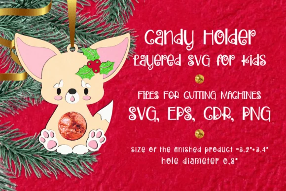Fennec Fox | Christmas Candy Holder