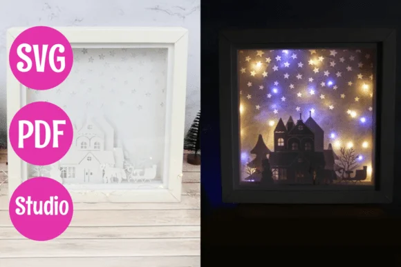 Christmas Layered Light Box