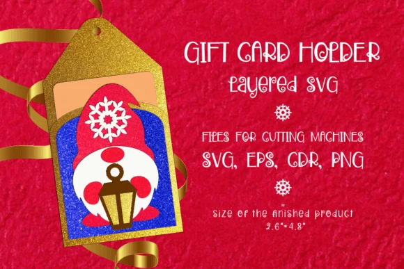 Christmas Gnome | Gift Card Holder