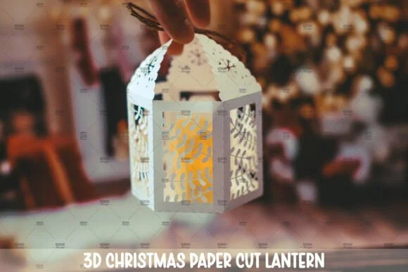 Christmas Lantern SVG Paper Cut