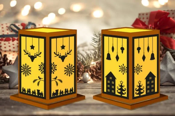 Christmas Ornaments Lantern SVG File