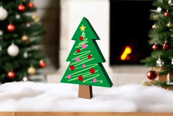 Christmas Tree Favor - 3d Papercraft