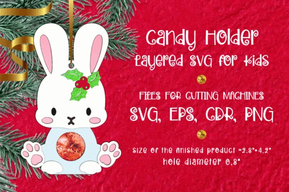 Baby Bunny | Christmas Candy Holder