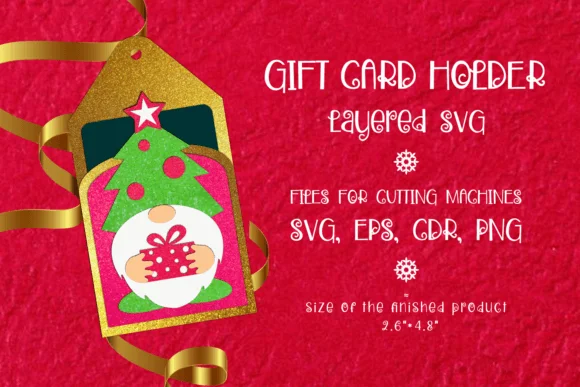 Christmas Gnome | Gift Card Holder