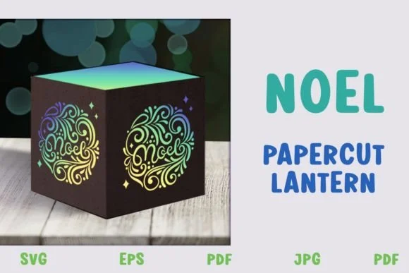 Noel | Christmas Papercut Lantern