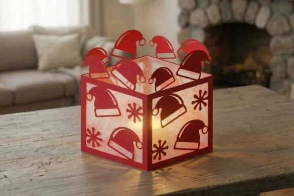 Christmas Paper Lantern, Christmas Craft