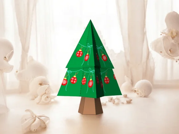 Christmas Tree Favor - 3d Papercraft