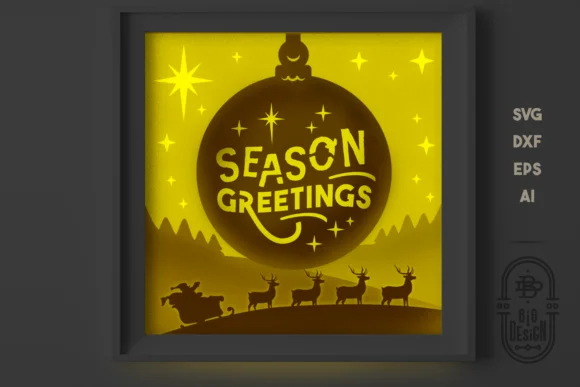 3D Christmas Scene | Season Greetings