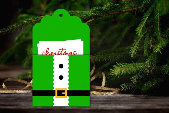 Christmas Gift Card Holder Svg
